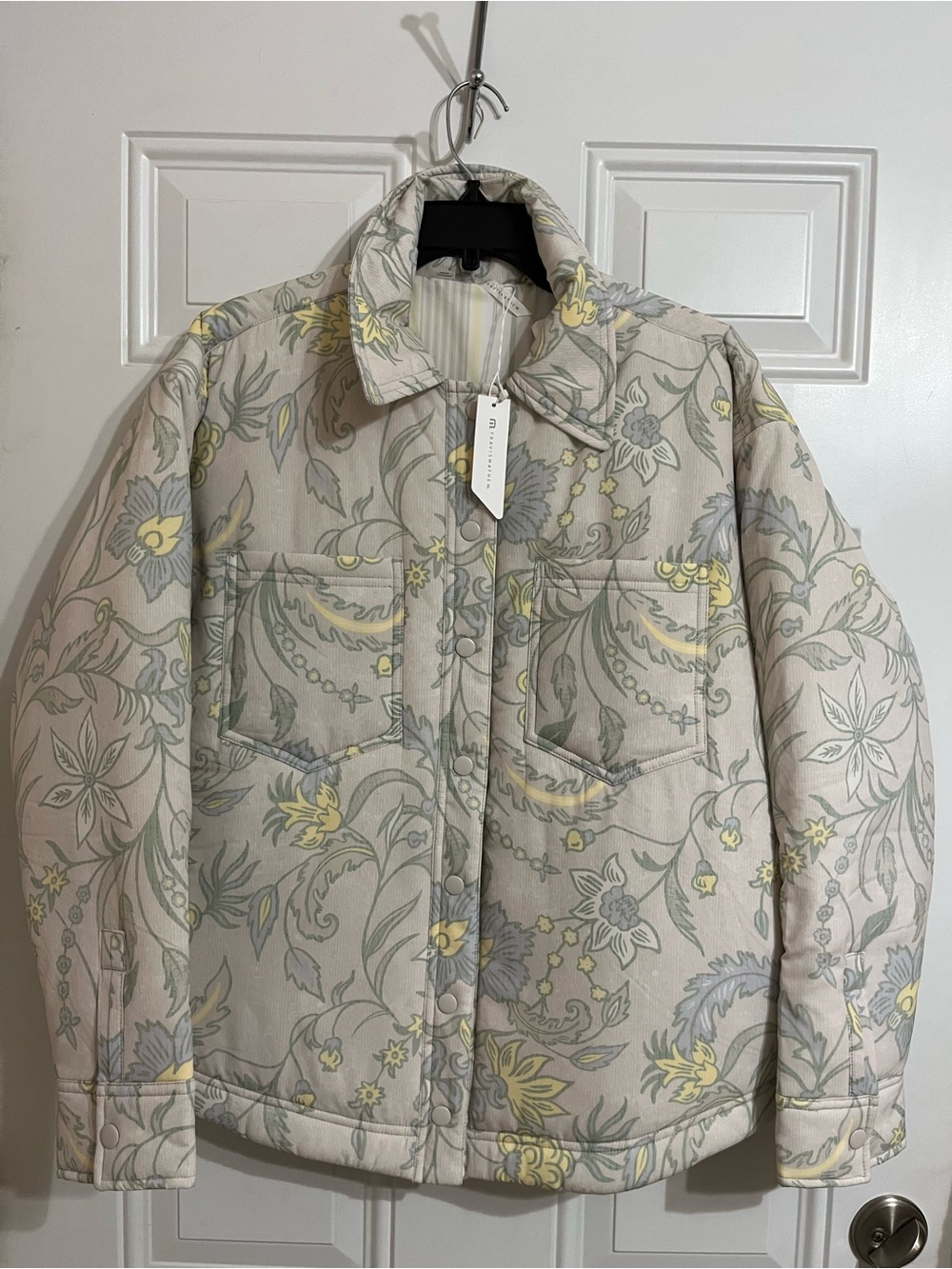 Travis Mathew Mont Blanc Puffer 2.0 Jacket Pumice Multi 3 Day Getaway Women’s S